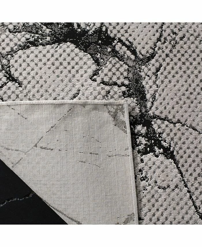 Safavieh Lurex Gray And Black 9' X 12' Area Rug