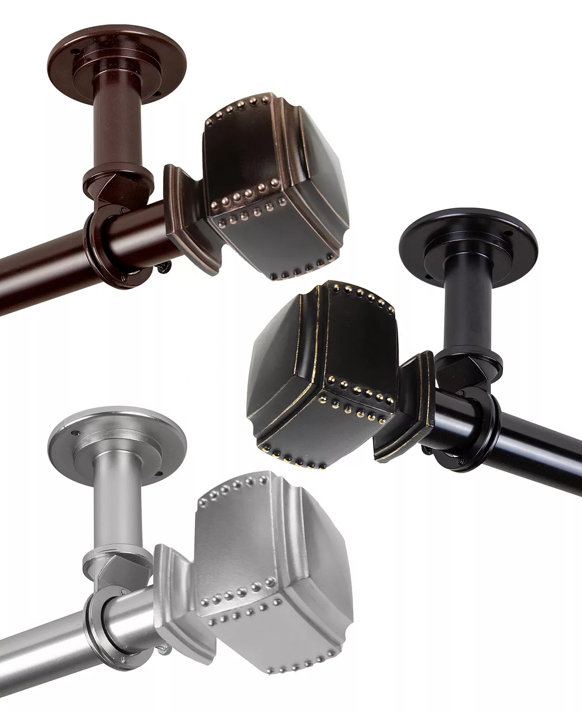 Rod Desyne Bennett 1 Ceiling Curtain Rod/Room Divider