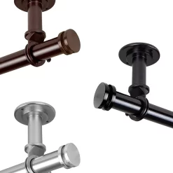 Rod Desyne Bun 1 Ceiling Curtain Rod/Room Divider