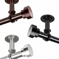 Rod Desyne Bonnet 1 Ceiling Curtain Rod/Room Divider 28-48