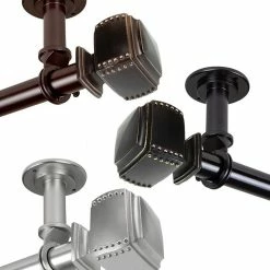 Rod Desyne Bennett 1 Ceiling Curtain Rod/Room Divider 48-84