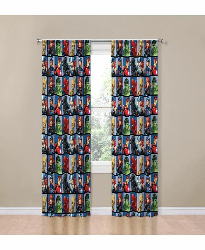 Disney Marvel Avengers Marvel Team 84 Drapes