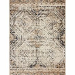 Bayshore Home Odette Ode5 Navy Blue 5' X 8' Area Rug