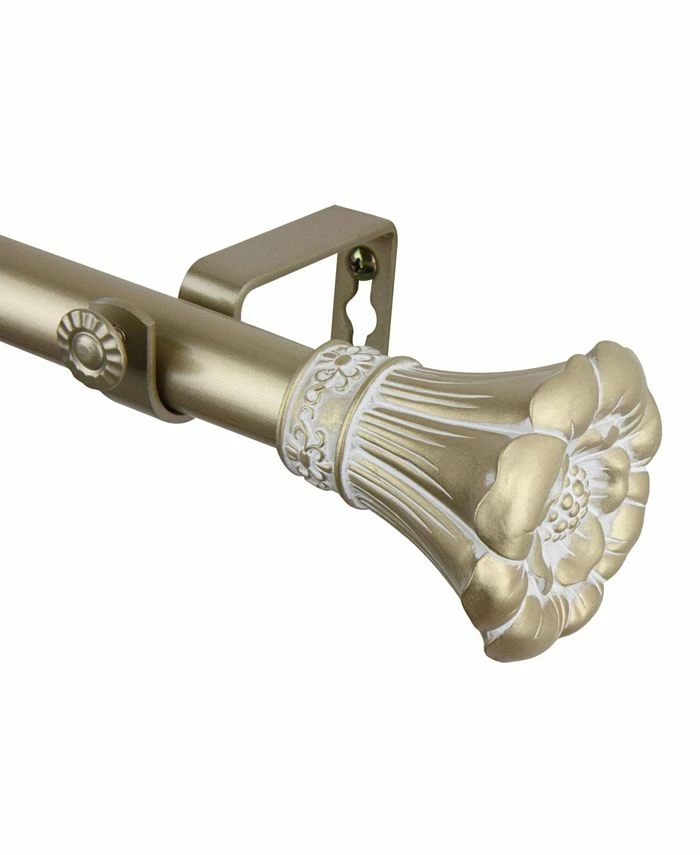Rod Desyne Blossom Curtain Rod 1 Inch Dia 28-48 Inch - Image 4