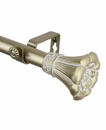 Rod Desyne Blossom Curtain Rod 1 Inch Dia 120-170 Inch - Image 2