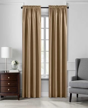 Elrene Colette 52 X 84 Faux Silk Blackout Curtain Panel - Image 6