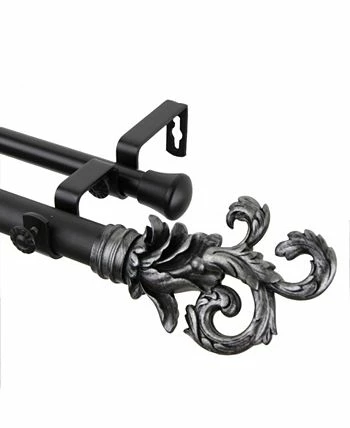 Rod Desyne Plume Double Curtain Rod 1 OD 28-48 Inch - Image 2