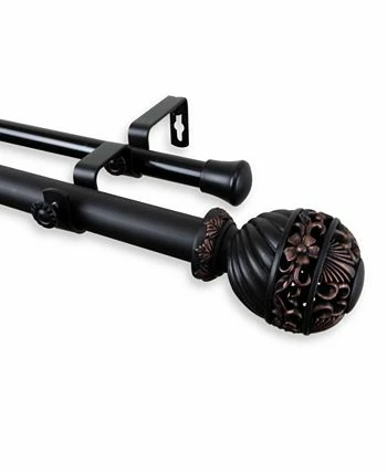 Rod Desyne Lanette Double Curtain Rod 1 OD 28-48 Inch - Image 2
