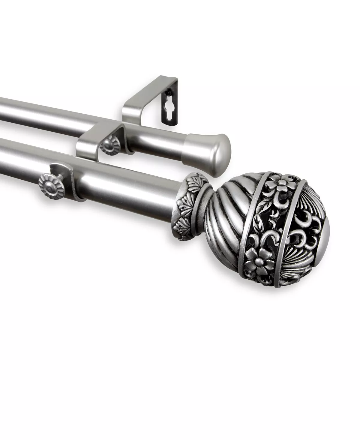 Rod Desyne Lanette Double Curtain Rod 1 OD 66-120 Inch - Image 7