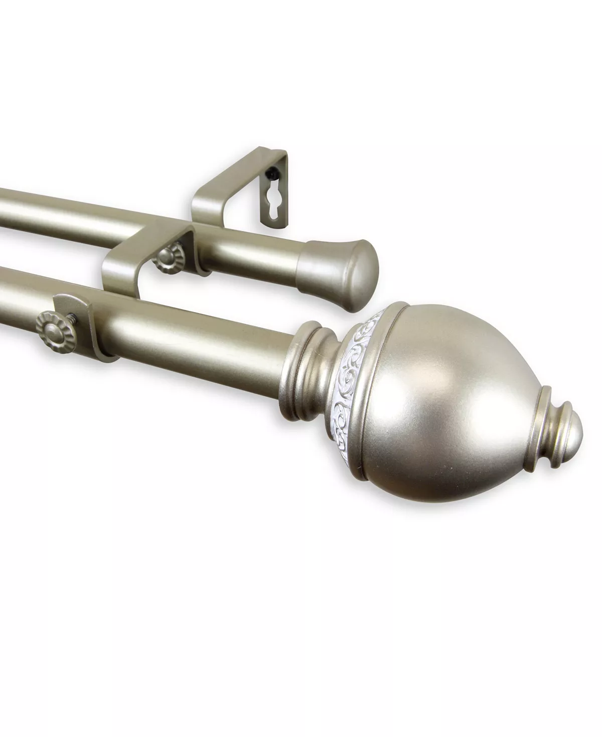 Rod Desyne Amona Double Curtain Rod 1 OD 160-240 Inch - Image 8