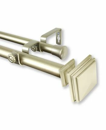 Rod Desyne Bedpost Double Curtain Rod 1 OD 28-48 Inch - Image 8