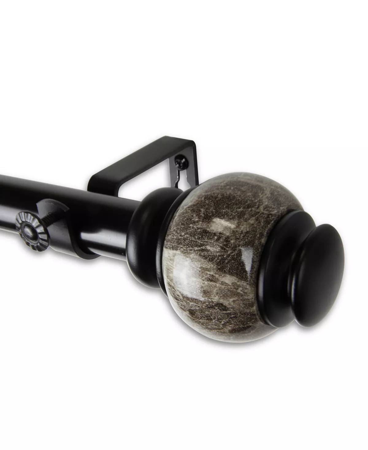 Rod Desyne Marble Curtain Rod 1 OD 66-120 Inch - Image 3