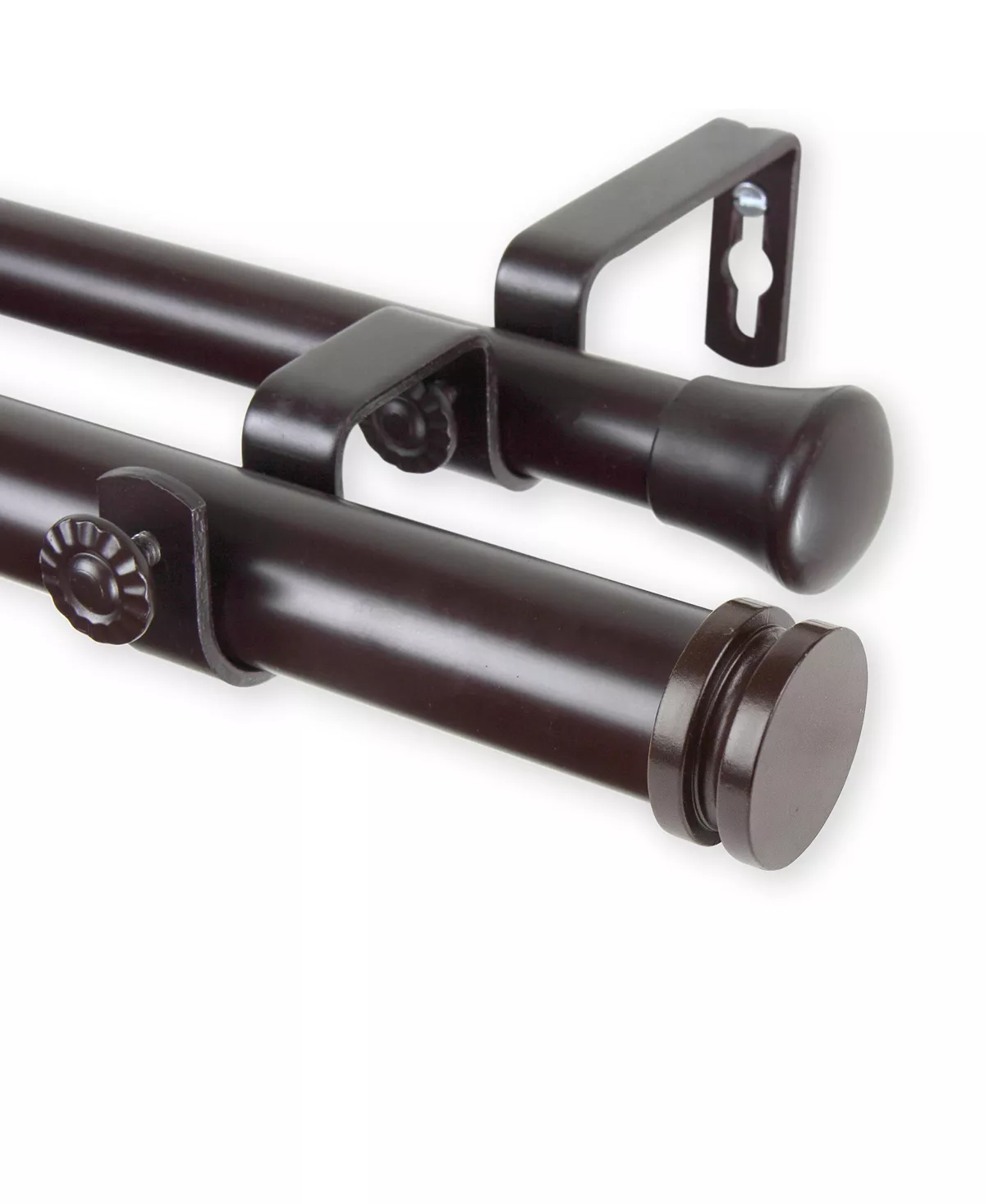 Rod Desyne Bun Double Curtain Rod 1 OD 160-240 Inch - Image 9