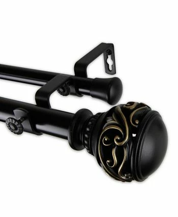 Rod Desyne Isabella Double Curtain Rod 1 OD 160-240 Inch - Image 8