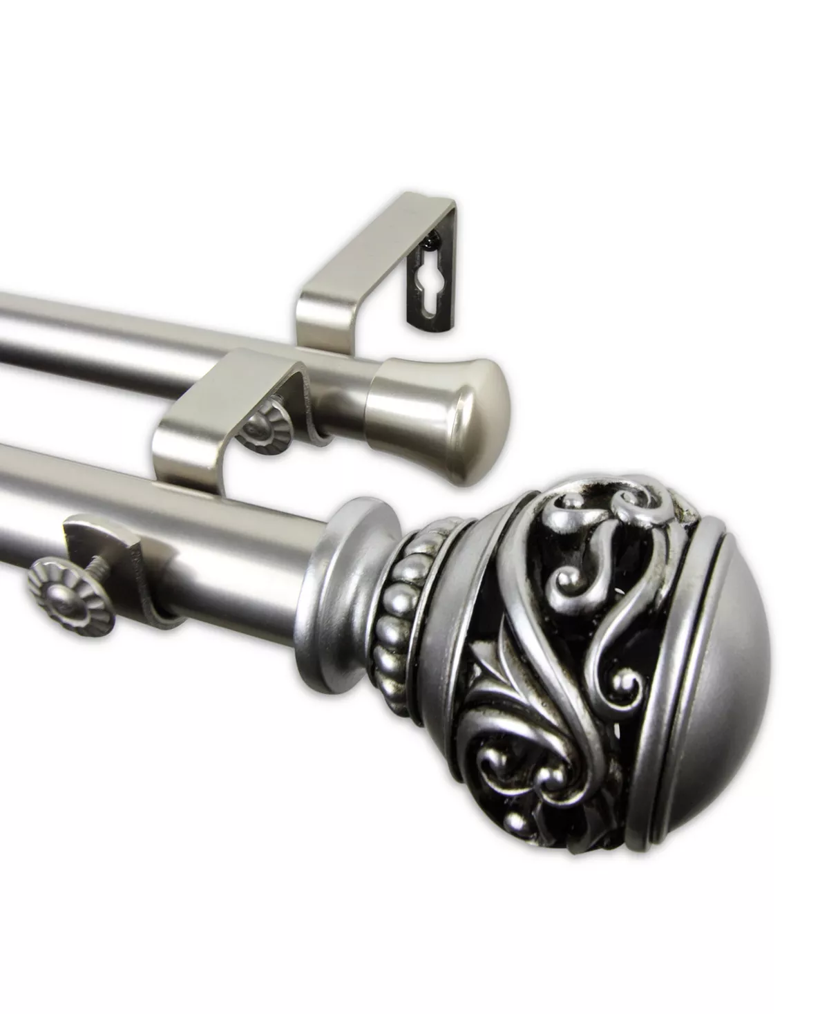 Rod Desyne Isabella Double Curtain Rod 1 OD 160-240 Inch - Image 9