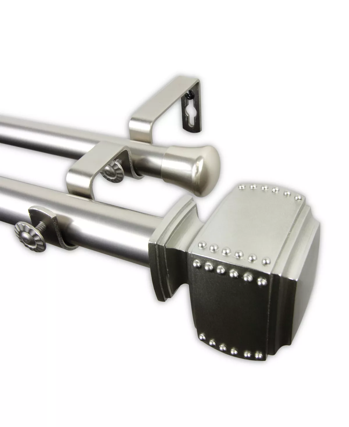 Rod Desyne Bennett Double Curtain Rod 1 OD 28-48 Inch - Image 7