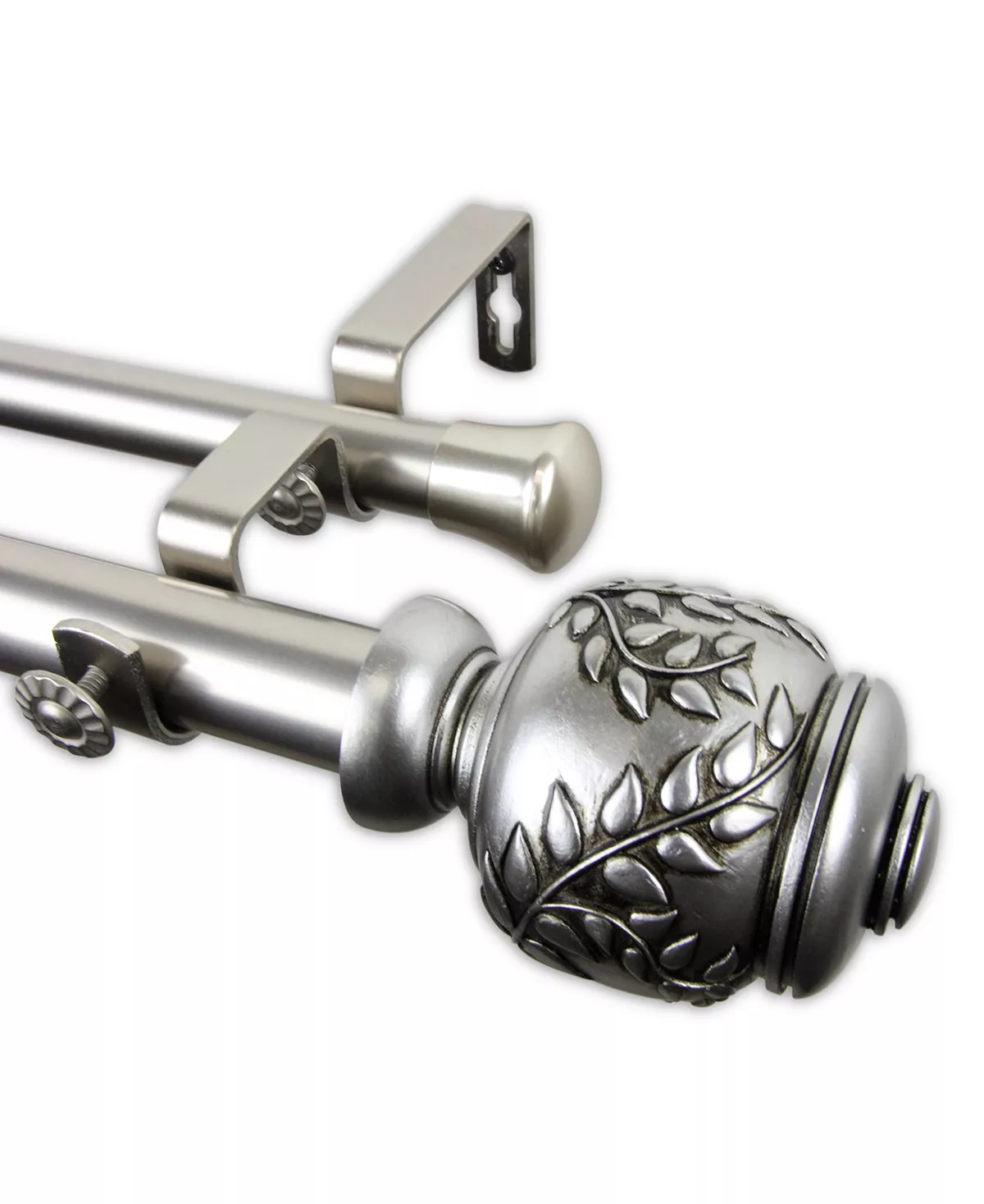 Rod Desyne Colette Double Curtain Rod 1 OD 48-84 Inch - Image 8