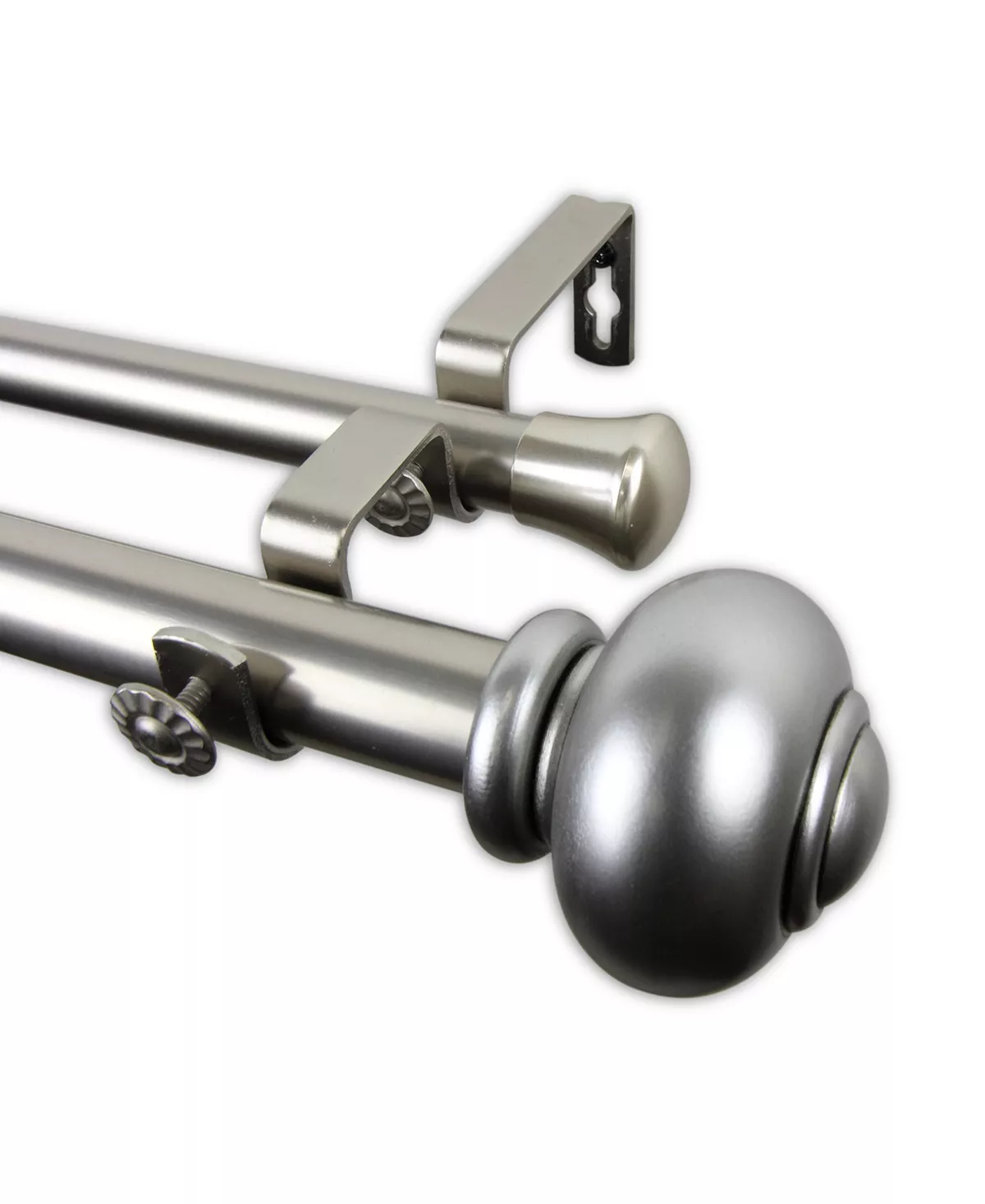 Rod Desyne Tunda Double Curtain Rod 1 OD 48-84 Inch - Image 3