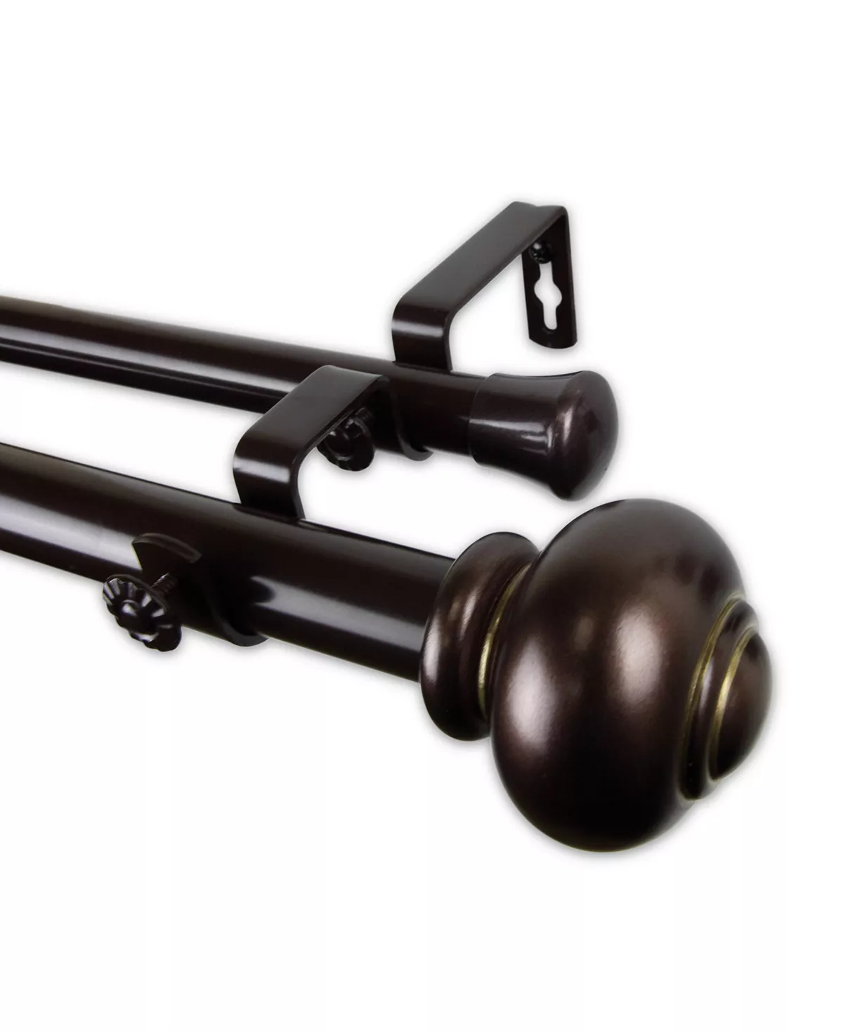 Rod Desyne Tunda Double Curtain Rod 1 OD 48-84 Inch - Image 9