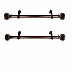 Rod Desyne Bennet 1 Side Curtain Rod 12-20 (Set Of 2)
