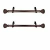 Rod Desyne Braided 1 Side Curtain Rod 12-20 (Set Of 2)