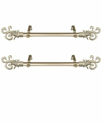 Rod Desyne Plume 1 Side Curtain Rod 12-20 (Set Of 2) - Image 3