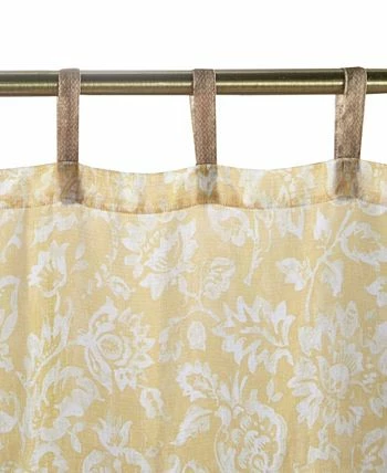 Elrene Verena Sheer Floral 52 X 95 Indoor/Outdoor Tab Top Curtain Panel - Image 3