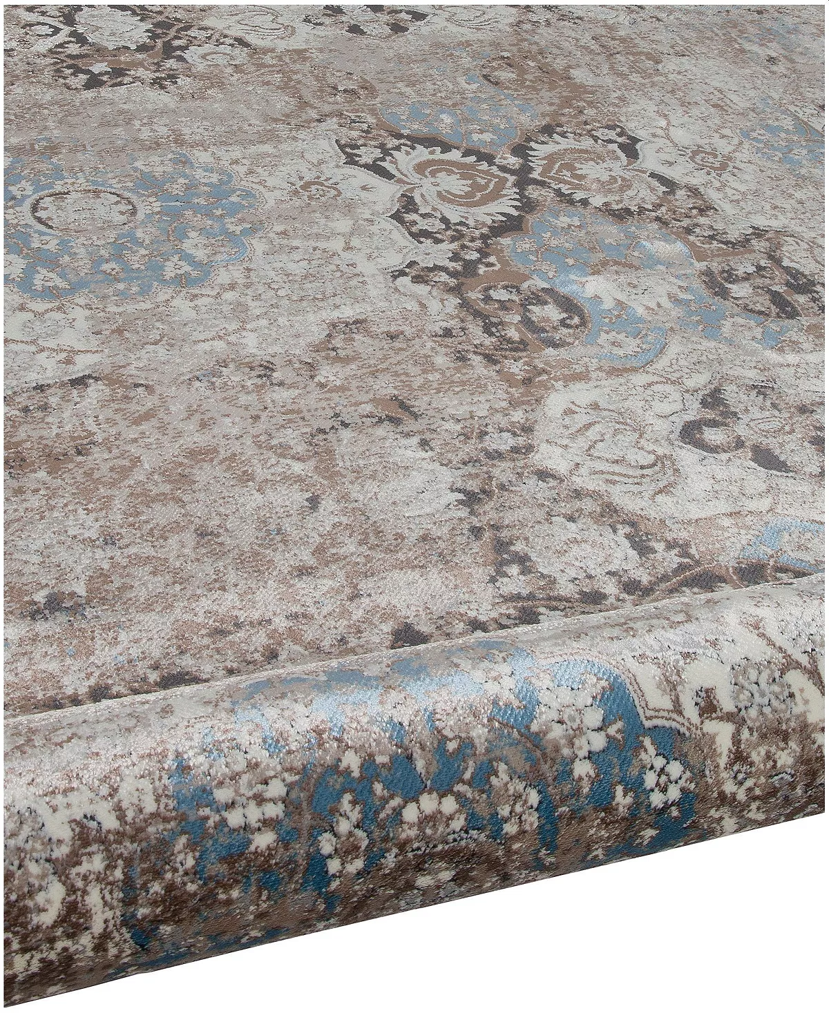 Sunbrella Classic SC-01 Charcoal 4' X 6' Area Rug - Image 4