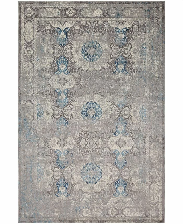 Sunbrella Classic SC-01 Charcoal 4' X 6' Area Rug