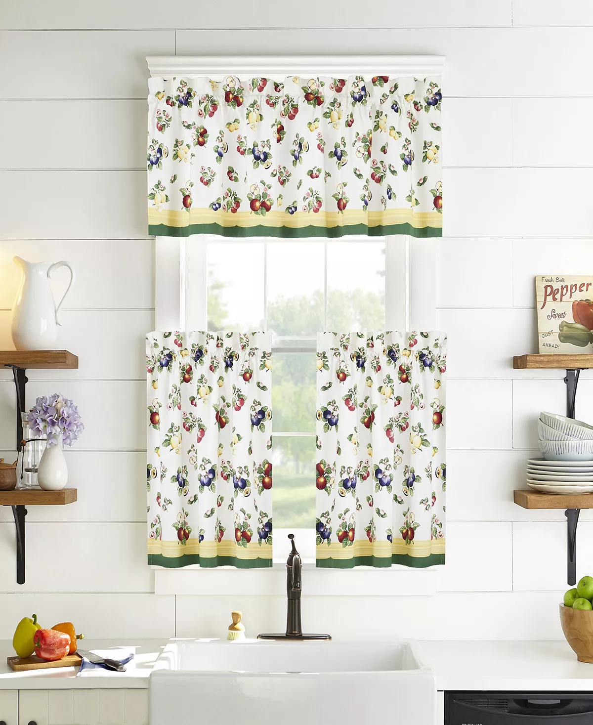 Villeroy & Boch French Garden 30 X 24 Tier Curtain Set - Image 3