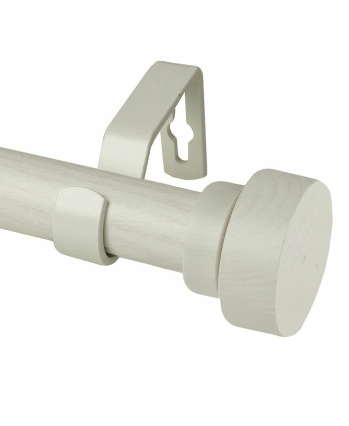 Rod Desyne Bonnet 1 Faux Wood Curtain Rod 120-170