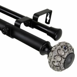 Rod Desyne Elsie 1 Double Curtain Rod 160-240