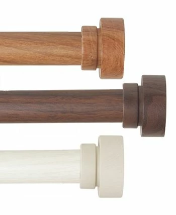 Rod Desyne Bonnet 1 Faux Wood Curtain Rod 120-170 - Image 2