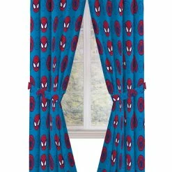 Super Hero Adventures Go Spidey Drapes, Set Of 2, 42 X 63