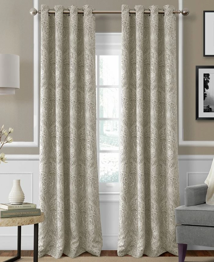 Elrene CLOSEOUT! Julianne Paisley 52 X 84 Blackout Curtain Panel