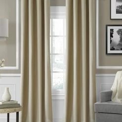 Elrene Ssex 50 X 84 Linen Curtain Panel