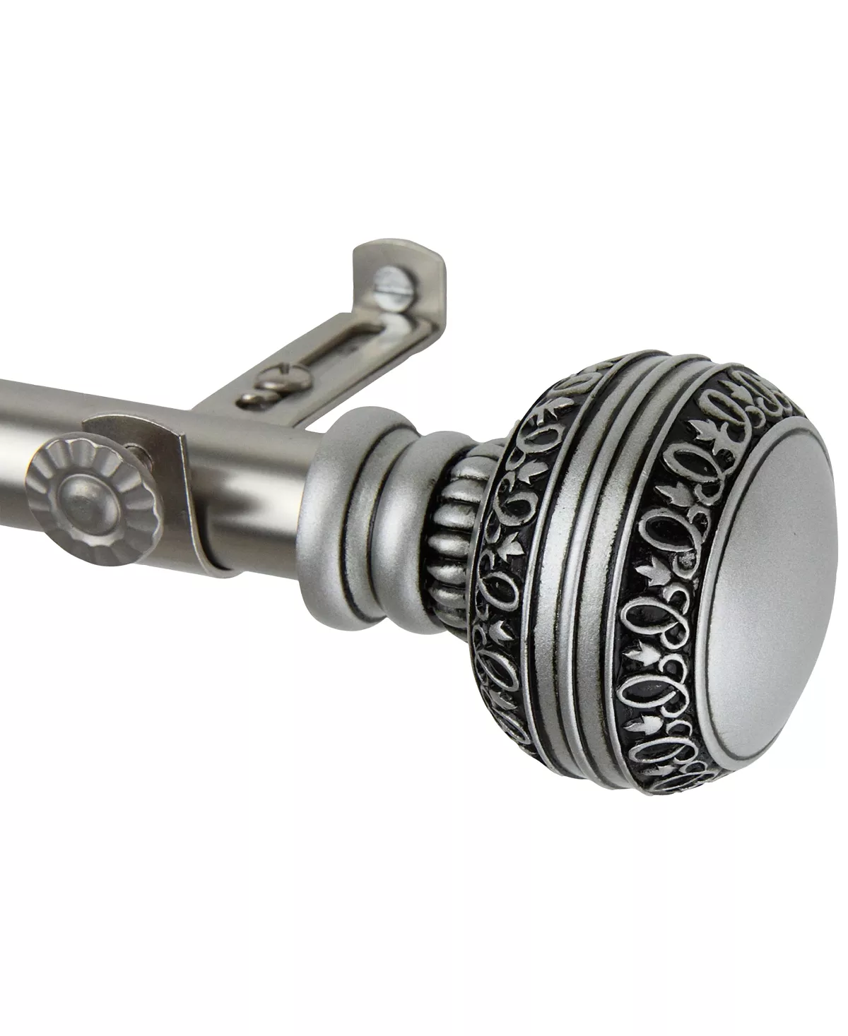 Rod Desyne Ornament Single Curtain Rod 120'' - 170'' - Image 3