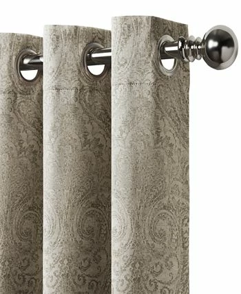 Elrene CLOSEOUT! Julianne Paisley 52 X 84 Blackout Curtain Panel - Image 2