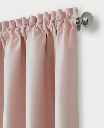 Elrene Kids' Adaline 52 X 15 Faux-Silk Rod Pocket Curtain Valance - Image 2