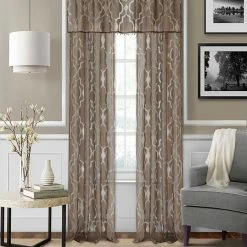 Elrene Montego 52 X 95 Sheer Burnout Window Panel