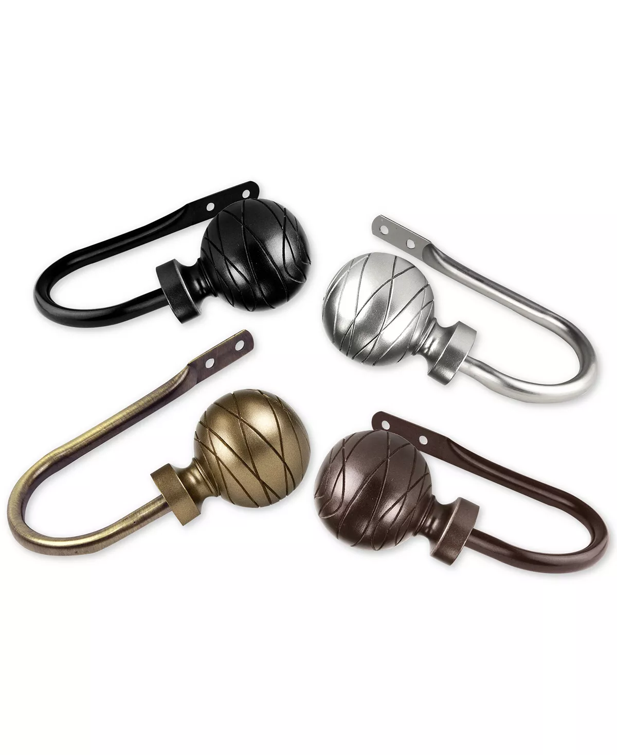 Rod Desyne Arman Curtain Holdback Pair