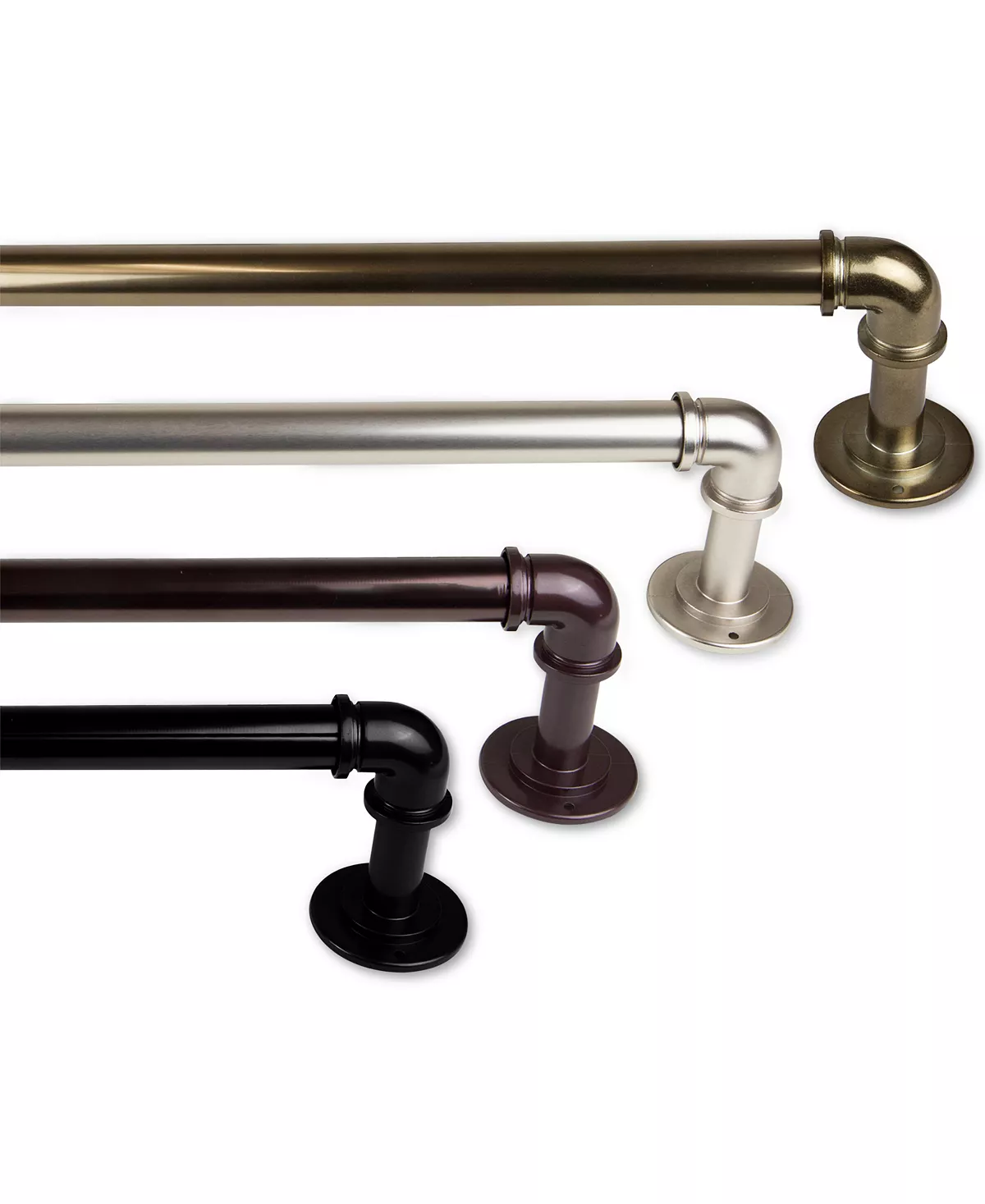 Rod Desyne Pipe 1 Blackout Curtain Rod 84-120 - Image 2